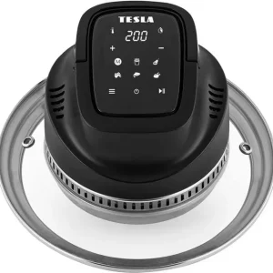 Wielofunkcyjna pokrywa do podgrzewania goracym powietrzem Tesla AirCook Q10 (AIRCKQ10BLK) Tani