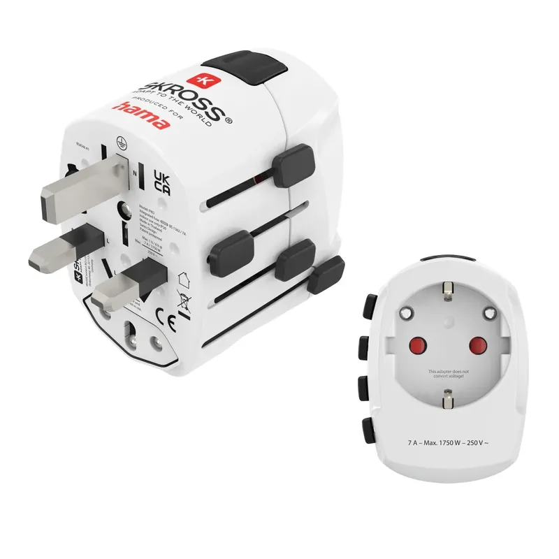 "World Travel Pro" World Travel Adapter, 3-Pin Cena promocyjna