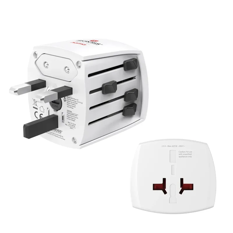"MUV Micro" World Travel Adapter , 2-Pin Nie przegap