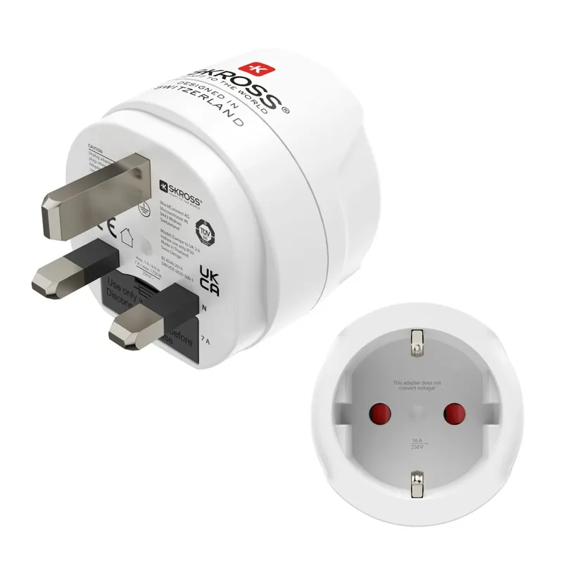 Type G Travel Adapter, 3-Pin, for Commonwealth and UK Bezpieczne zakupy
