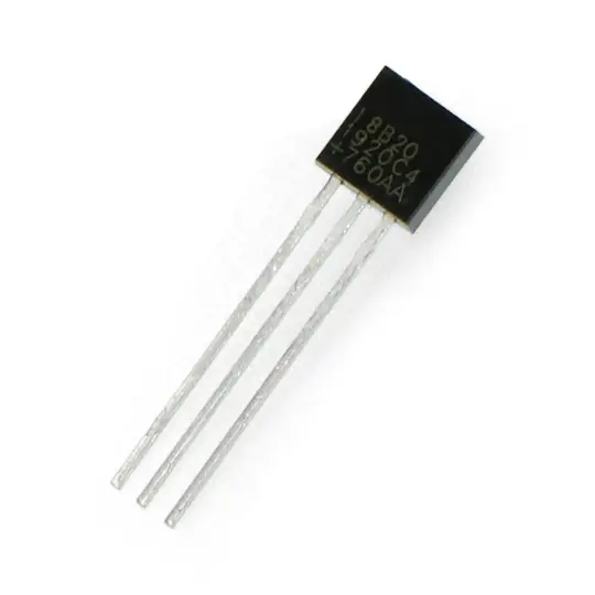 Tylko dziś Czujnik temperatury DS18B20 - cyfrowy 1-wire THT