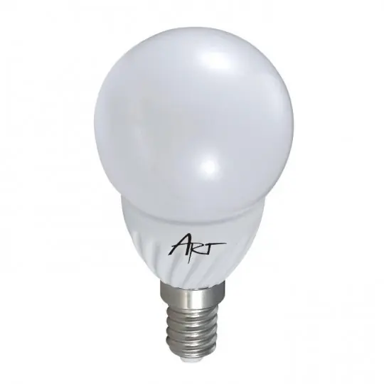 Niska cena Żarówka LED ART, bańka mleczna, E14, 3,5W, 230lm, barwa ciepła