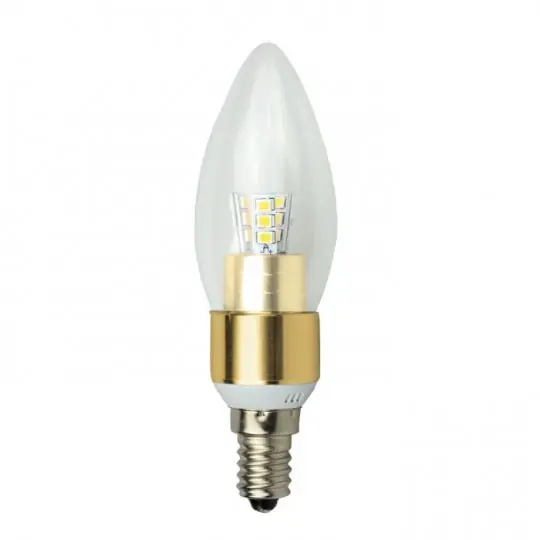 Żarówka LED ART, świecowa clear gold, E14, 4,5W, 320lm, barwa ciepła Bezpieczna płatność