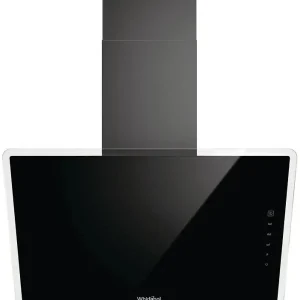 Dodaj do koszyka Okap kominowy Whirlpool WHVF63FLTK 660m3/h 68dBA Timer Oświetlenie LED Filtr węglowy 60cm Czarne szkło
