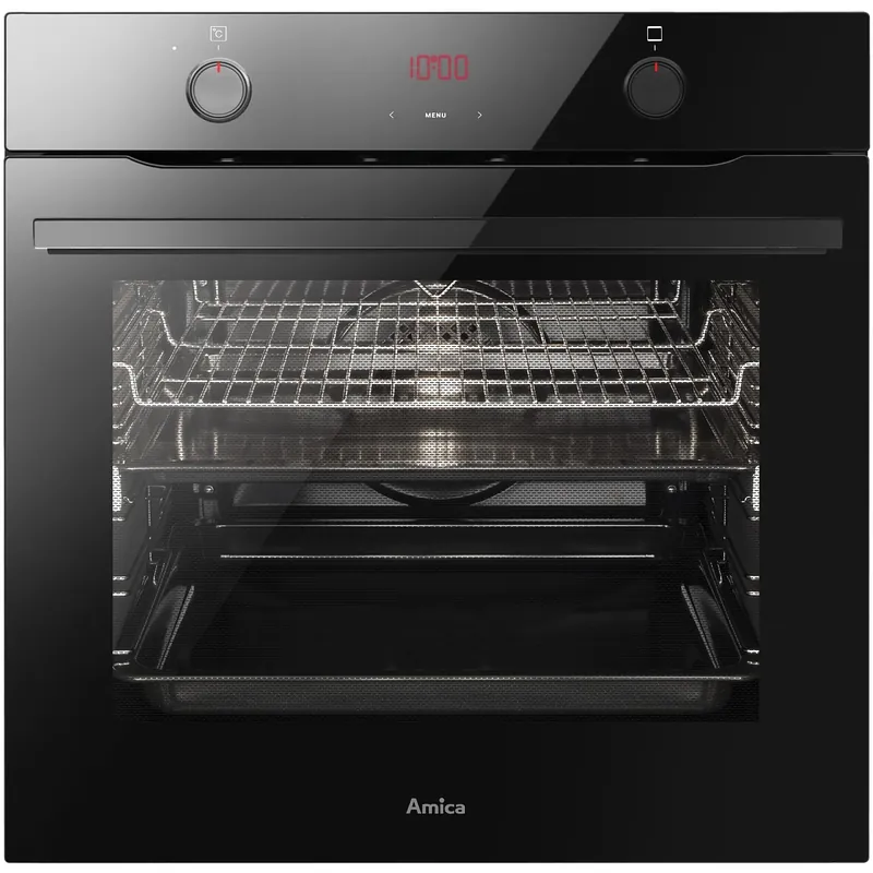 Wysoka jakość Piekarnik elektryczny Amica ED37618B X-TYPE BakingPro System Grill Termoobieg Czarne szkło