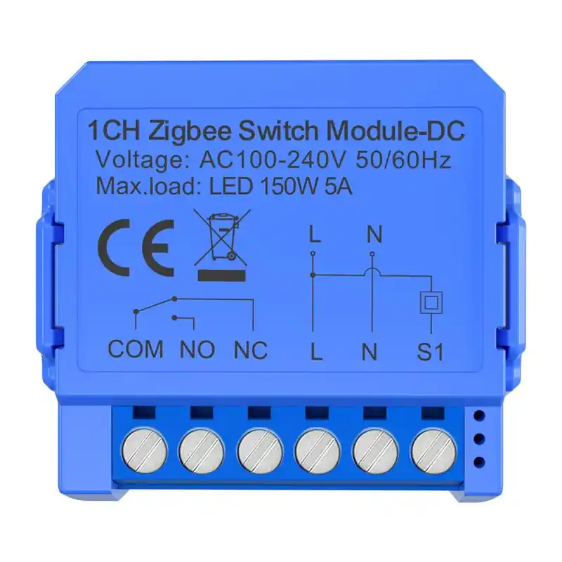 1-kanałowy moduł przełącznika ZigBee ze stykiem beznapięciowym Avatto (ZWSM16-DC32V-1) Tylko dziś